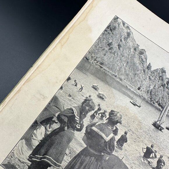Antique 1905 Santa Catalina Island California Booklet Photographs Black White - Picture 12 of 16